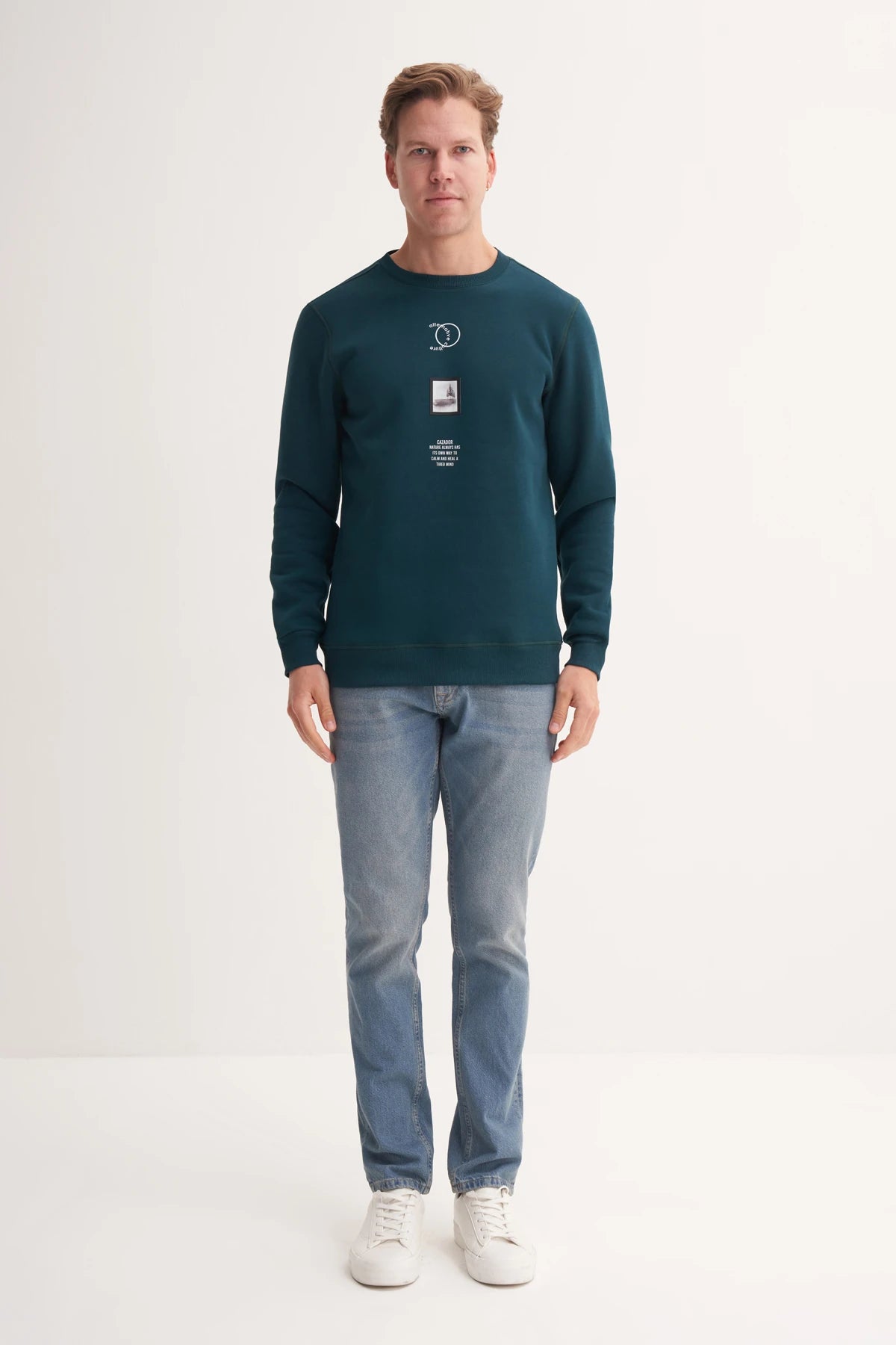 Vintage Regular Fit Soft Inside Raised 3 Thread Sweatshirt