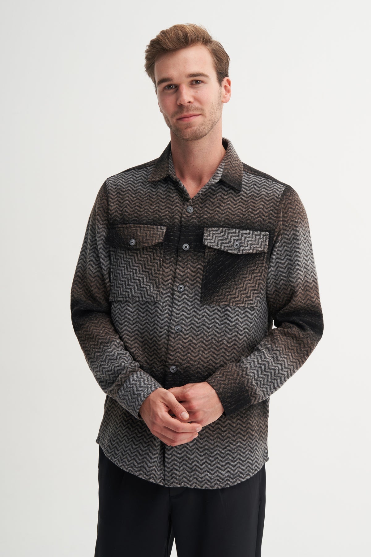 Regular Fit Pocket Lumberjack Patterned Vintage Shirt