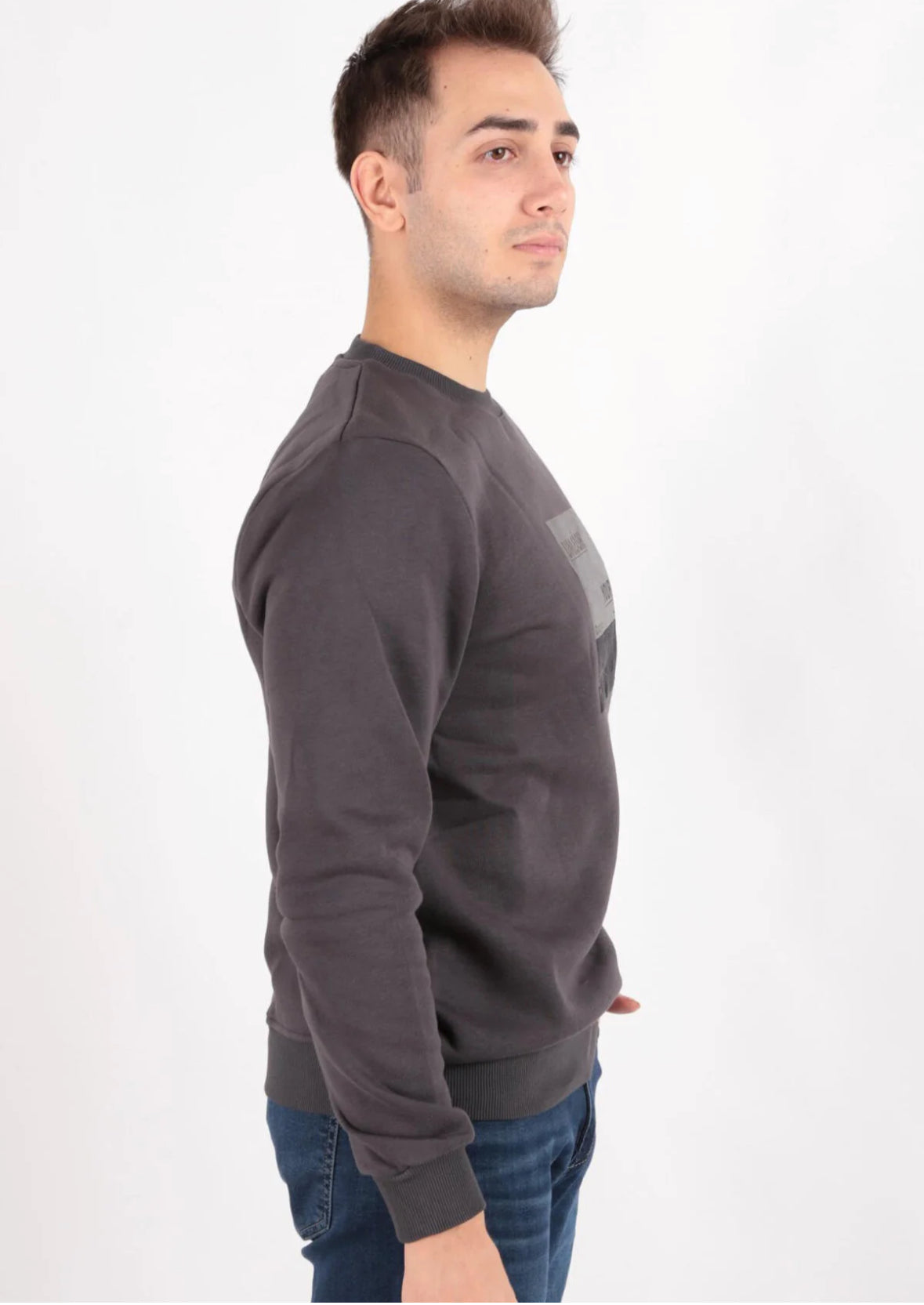 UNLEASH STORY Graphic Cotton Blend Relaxed Fit Sweatshirt