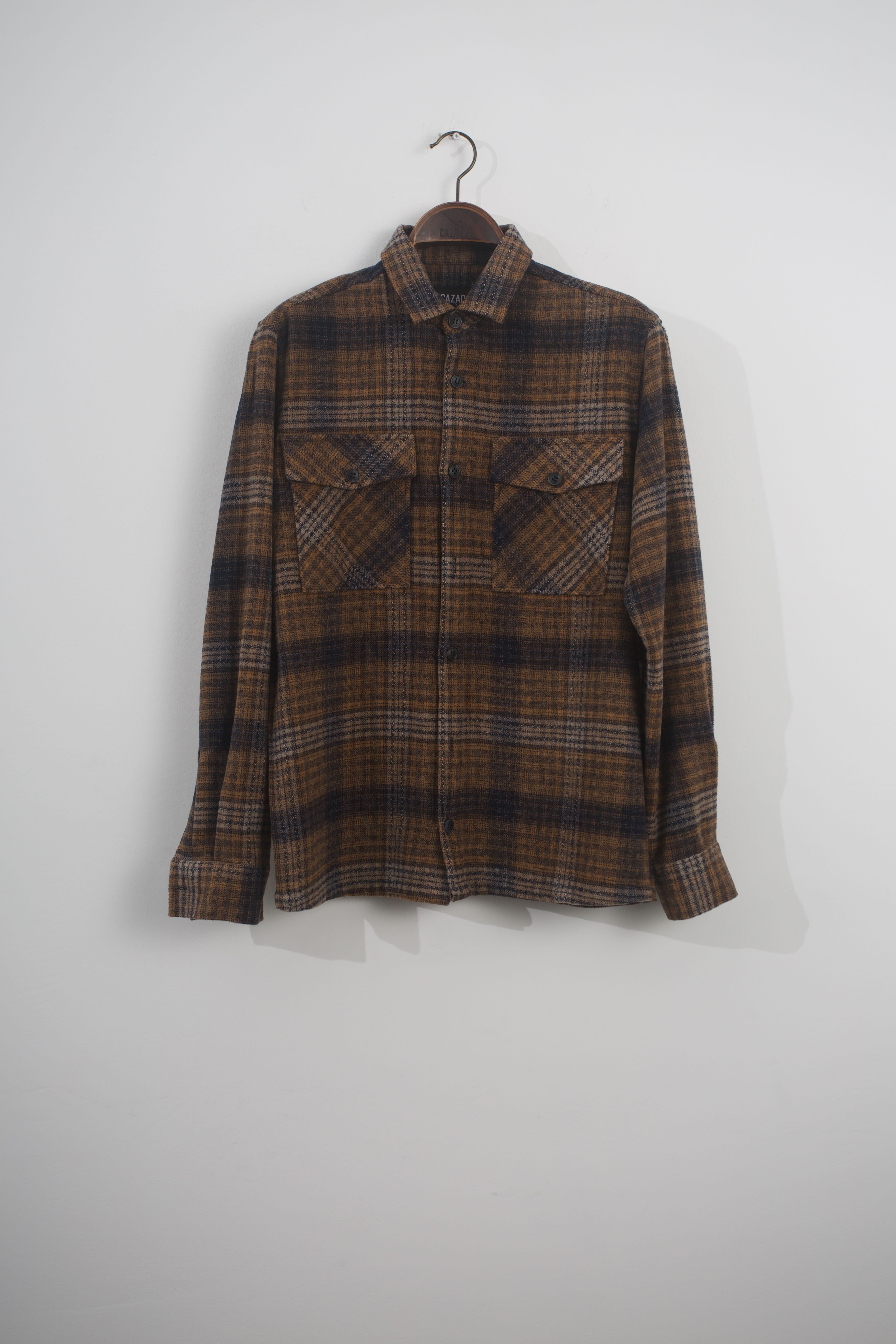 Regular Fit Pocket Lumberjack Patterned Shirt
